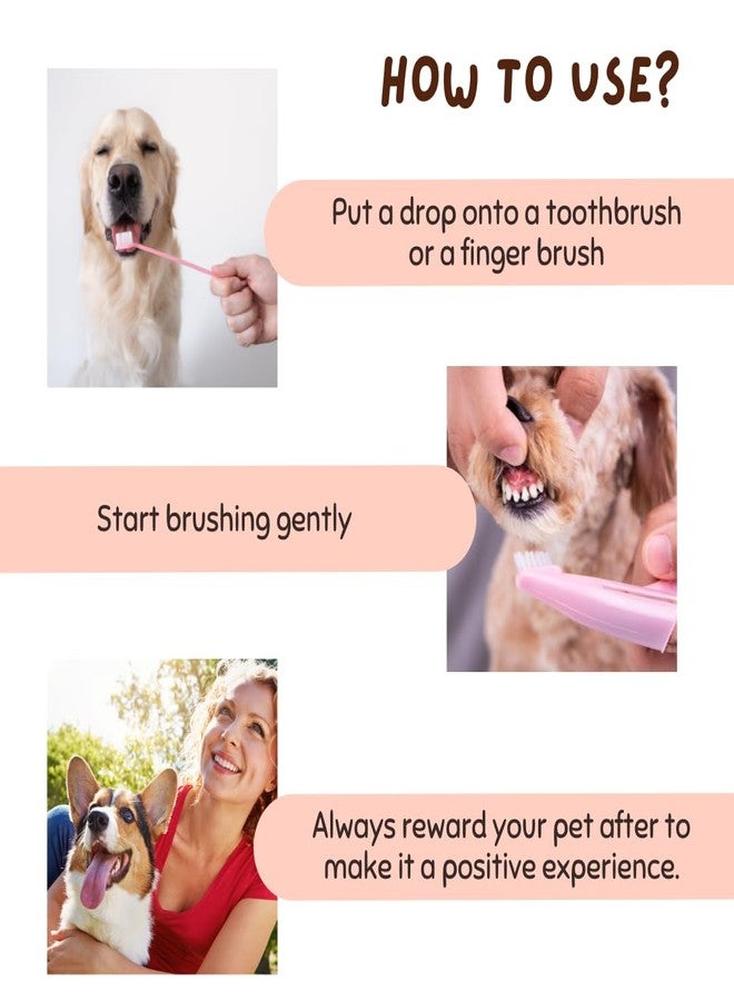 Coco Crush Toothpaste for Pets with Coconut Oil | Edible Mixed Berries Flavor | Fights Plaque, Tartar & Freshens Breath |100% Natural & Safe for Dogs & Cats (50ML) - Image 4